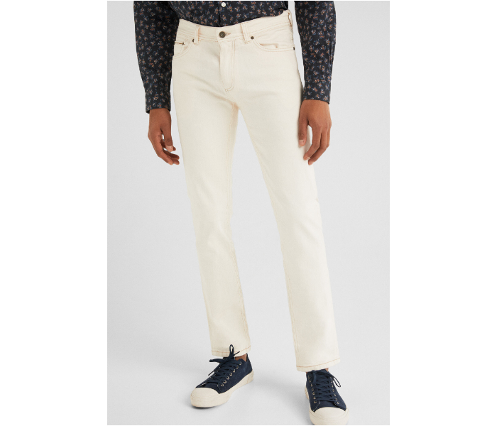 Springfield SS19 Denim Trouser EU 38 For Men - Ivory - Zoom Image 1