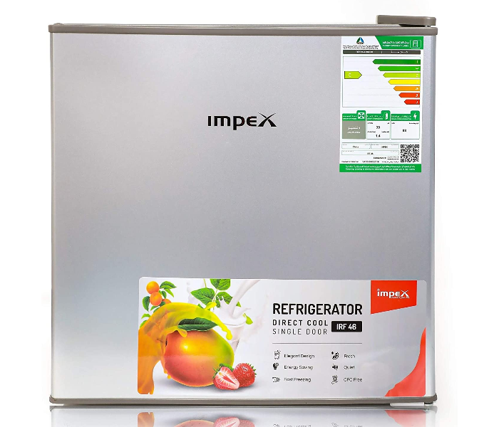 Impex IRF- 46 46Litre Single Door Direct Cool refrigerator - Silver - Zoom Image 2