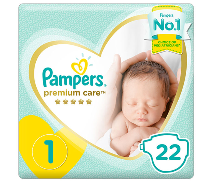 Pampers 2-5kg Premium Care Diapers 22 Count  - Zoom Image 1