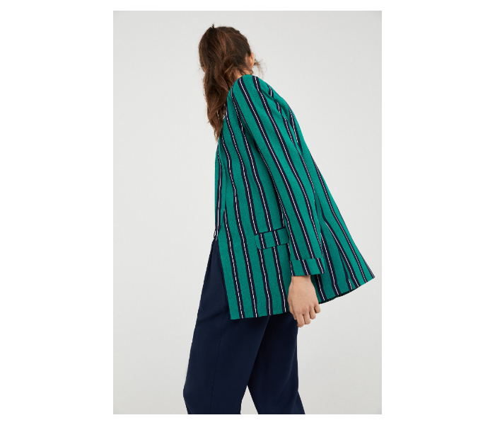 Springfield SS19 Striped Kimonos Medium For Women - Green and Black - Zoom Image 3