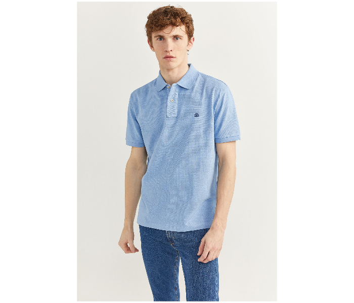 Springfield SS20 Basic Polo T Shirt Extra Large - Sky Blue - Zoom Image 1