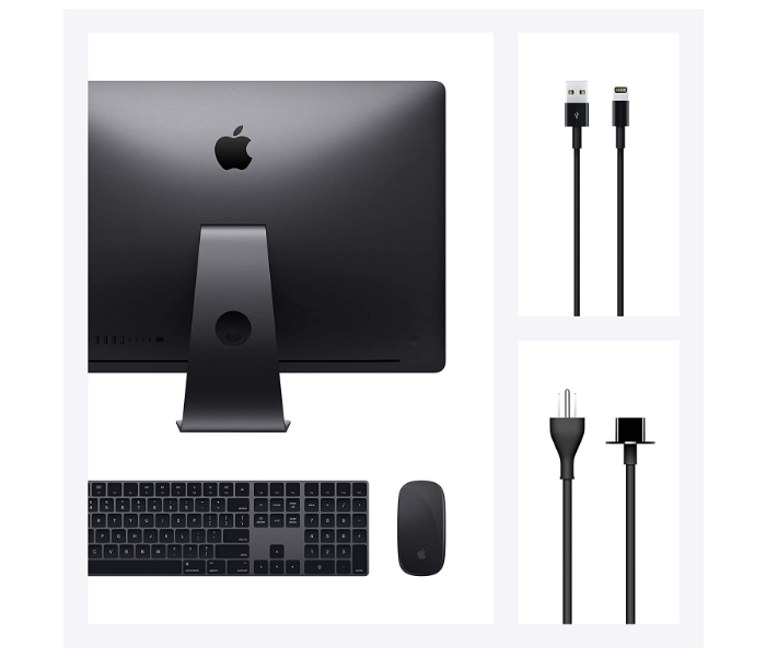 Apple iMac Pro MHLV3AB/A 27 inch Retina 5K Display 32GB RAM 1TB SSD 3.0GHz 10 Core Intel Xeon W Processor 8GB Radeon Pro Vega 56 Graphics - Black and Grey - Zoom Image 5