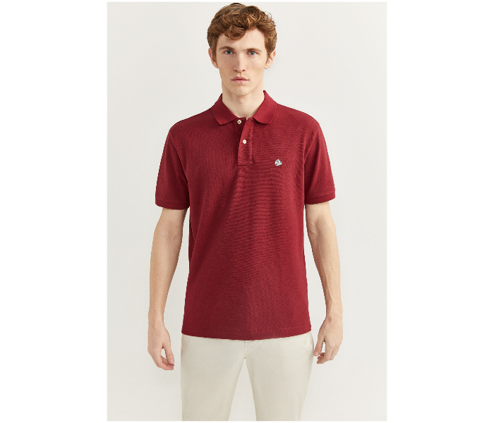 Springfield SS20 Basic Polo T Shirt Small - Olive Red - Zoom Image 1