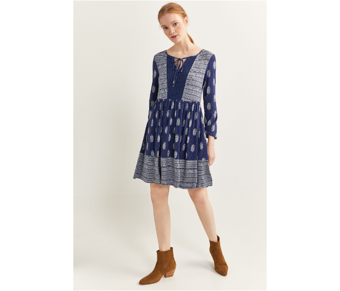 Springfield SS20 Woven Dress Small - Dark Blue - Zoom Image 1