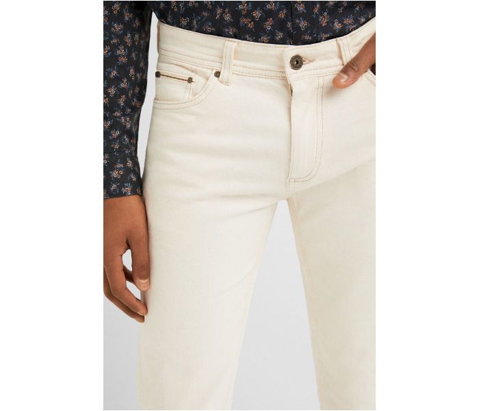 Springfield SS19 Denim Trouser EU 38 For Men - Ivory - Zoom Image 3