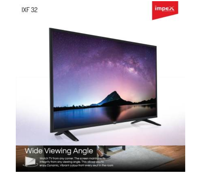 Impex IXF 32 Inch HD Ready LED TV - Black (Delivery Available Only In India) - Zoom Image 2