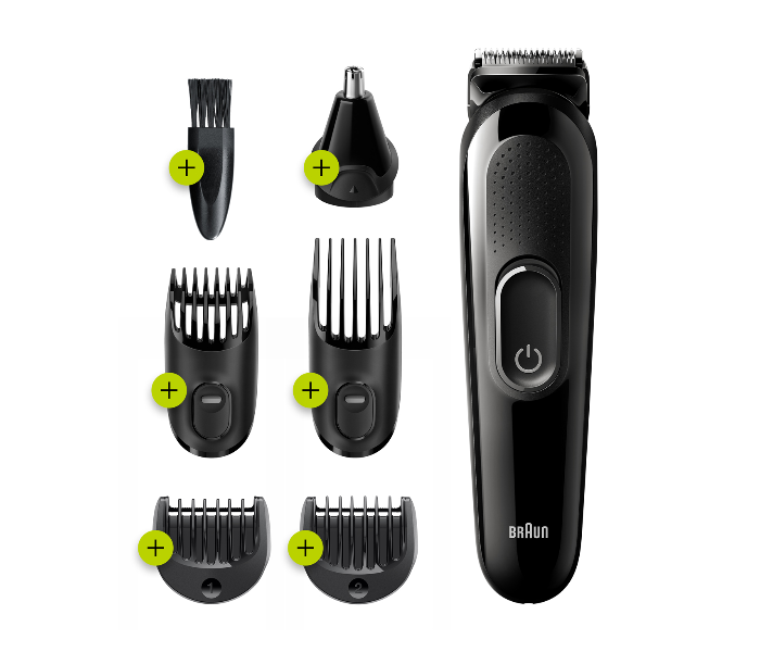 Braun MGK3220 6 in 1 Trimmer - Black - Zoom Image 1