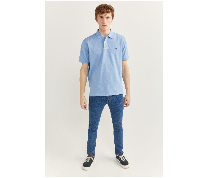 Springfield SS20 Basic Polo T Shirt Medium - Sky Blue - Zoom Image 3