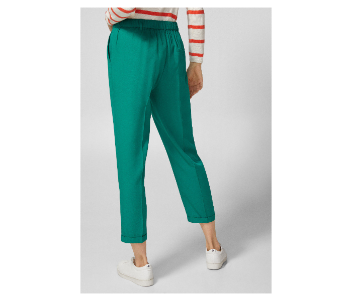 Springfield SS19 Cotton Plain Pant EU 42 For Women - Green - Zoom Image 3