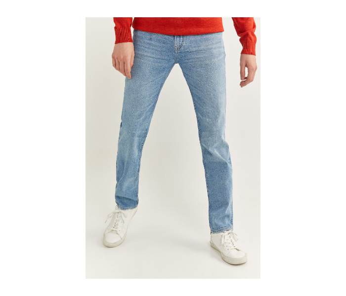 Springfield SS20 Denim Trouser EU 40 For Men - Light Blue - Zoom Image 2