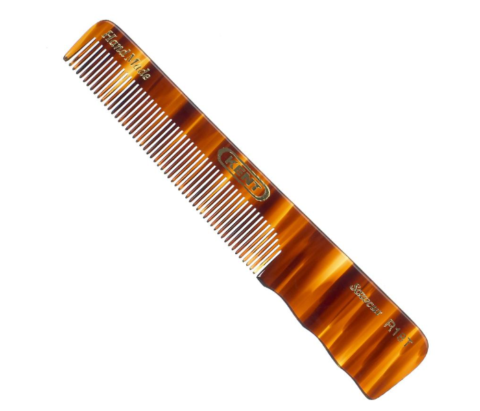 Kent A R18T Handmade Pocket Comb with Thumb Grip Fine Hair - Zoom Image