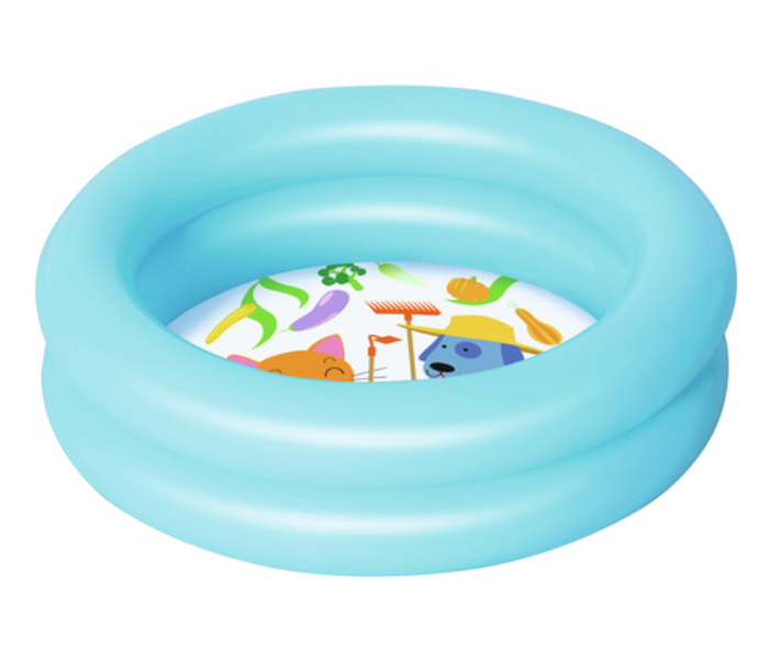 Bestway 51061 Round 2 Ring Kiddie Pool - Blue - Zoom Image 2