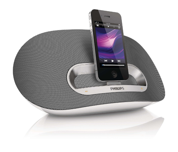 Philips DS3600 Docking Speaker With Bluetooth - Grey - Zoom Image 3