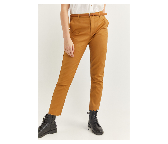 Springfield SS20 Plain Trouser Pant EU 34 For Women - Camel - Zoom Image 2