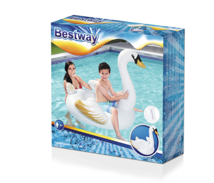 Bestway 41123 Swan Pool Float - White - Zoom Image 5