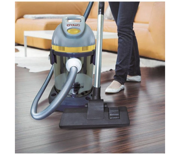 Crownline SS23LBC 1200W Wet And Dry Vacuum Cleaner With Blower - Grey - Zoom Image 5