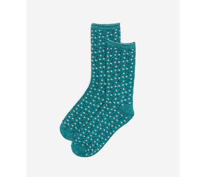 Springfield AW19 Printed Socks EU 39 For Women - Green - Zoom Image 1