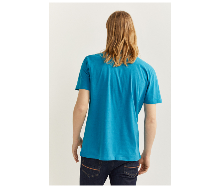 Springfield SS20 Basic T-Shirt Large - Blue - Zoom Image 4