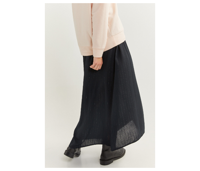 Springfield SS20 Long Striped Maxi Skirt Small For Women - Black - Zoom Image 4