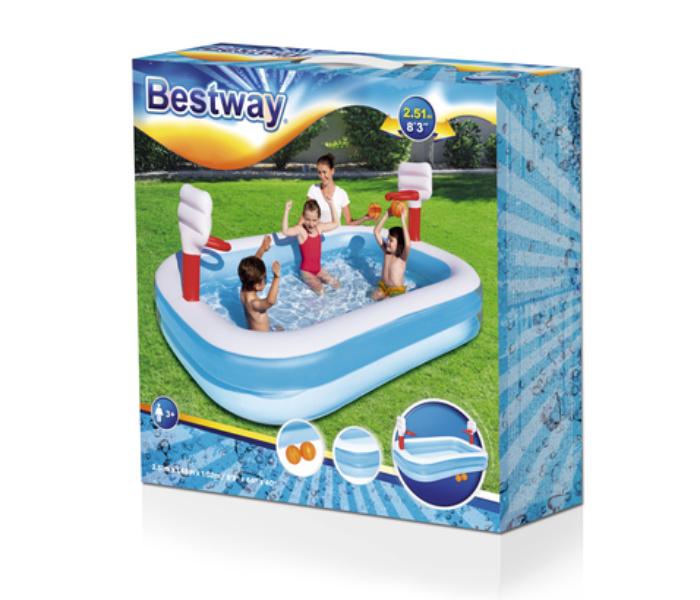 Bestway 54122 Basketball Play Pool - Blue - Zoom Image 3