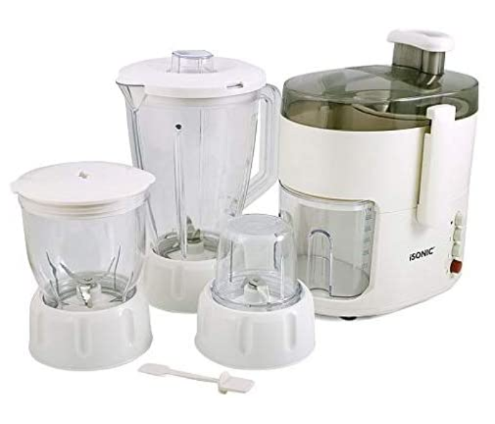 Isonic IB777 1500 ml 4 in 1 Blender Juicer - White - Zoom Image 1