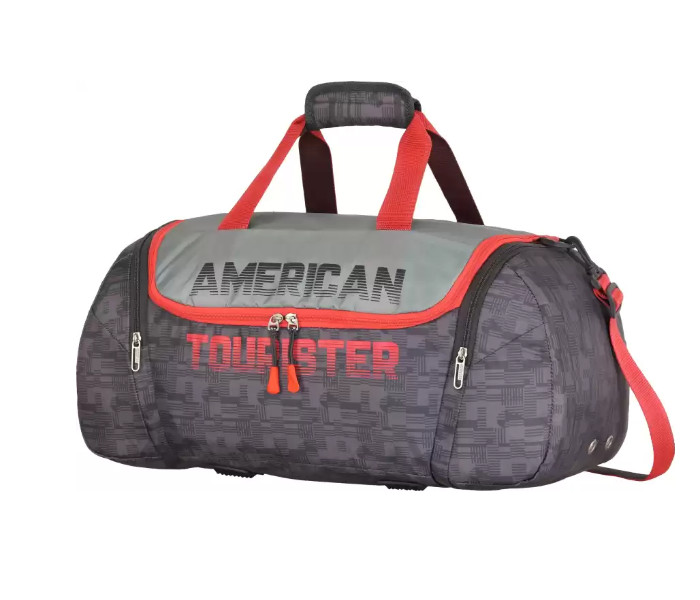 American Tourister GAT104LUG03529 55cm Grid Casual Duffle Bag - Grey - Zoom Image 1