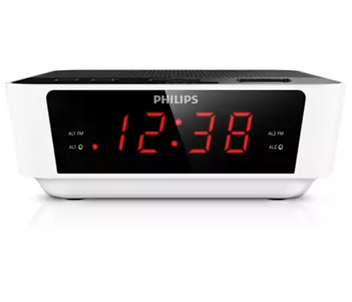 Philips AJ3115-05 Digital Tuning Clock Radio - White - Zoom Image 2