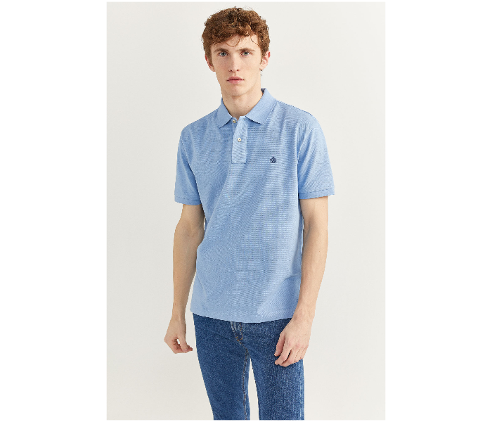 Springfield SS20 Basic Polo T Shirt Medium - Sky Blue - Zoom Image 1