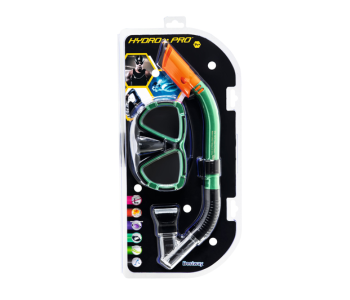 Bestway 24053 Hydro Pro Dive Mira Mask and Snorkel Set - Green - Zoom Image 4