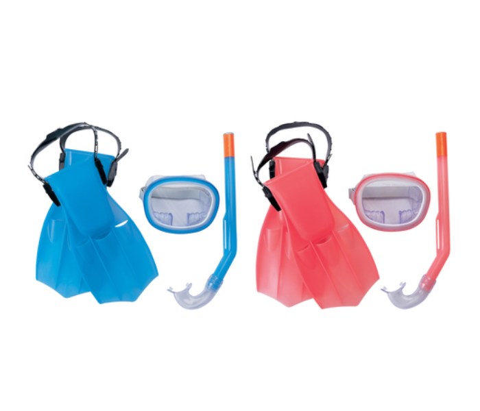 Bestway 25008 4 Peice Play Pro Snorkel Set - Red - Zoom Image 2