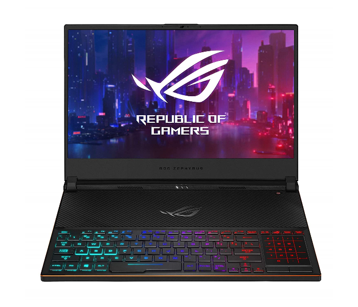 Asus ROG Zephyrus S GX531GX-ES012T 24GB RAM 512GB SSD 15.6 inch Intel Core i7-8750H SSD 8GB NVIDIA GeForce RTX 2080 with Max-Q Design Windows 10 Gaming Laptop - Black - Zoom Image 1