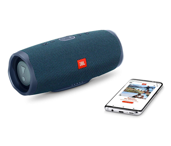 JBL Charge 4 Portable Waterproof Bluetooth Speaker - Blue - Zoom Image 6