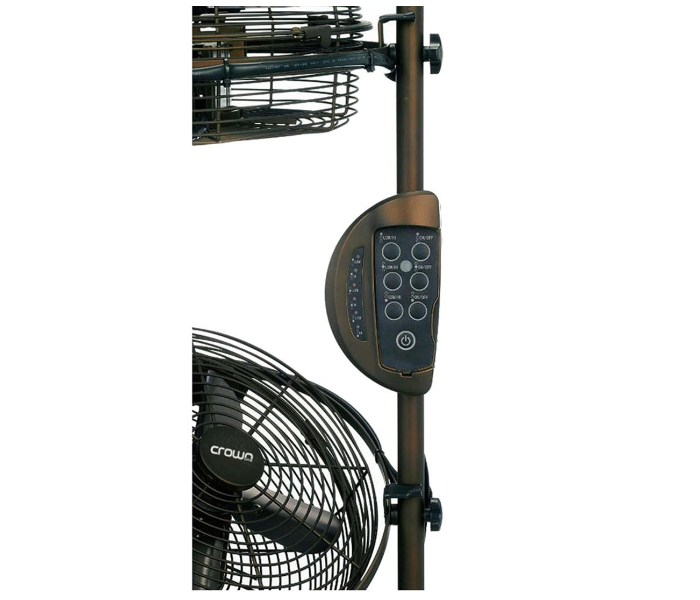 Crownline TF218 Triple Head Tower Fan - Silver - Zoom Image 4