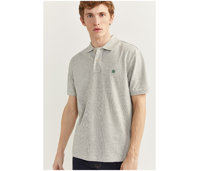 Springfield SS20 Basic Polo T Shirt Medium - Grey - Zoom Image 1