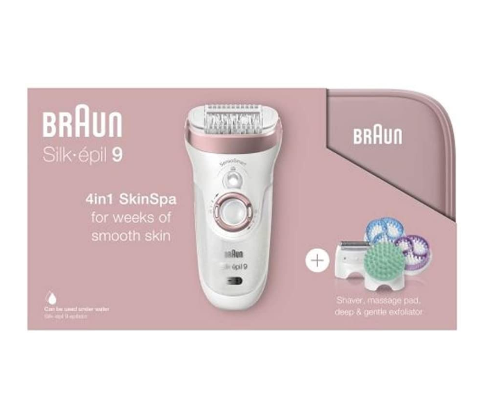 Braun SES9897 Wet and Dry Epilator with 9 Extras -White and Beige - Zoom Image 2