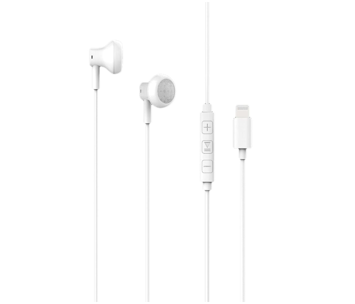 Xcell XLSOUL6S Apple Approved Wired Stereo Headsets with Lightning Connector - White - Zoom Image