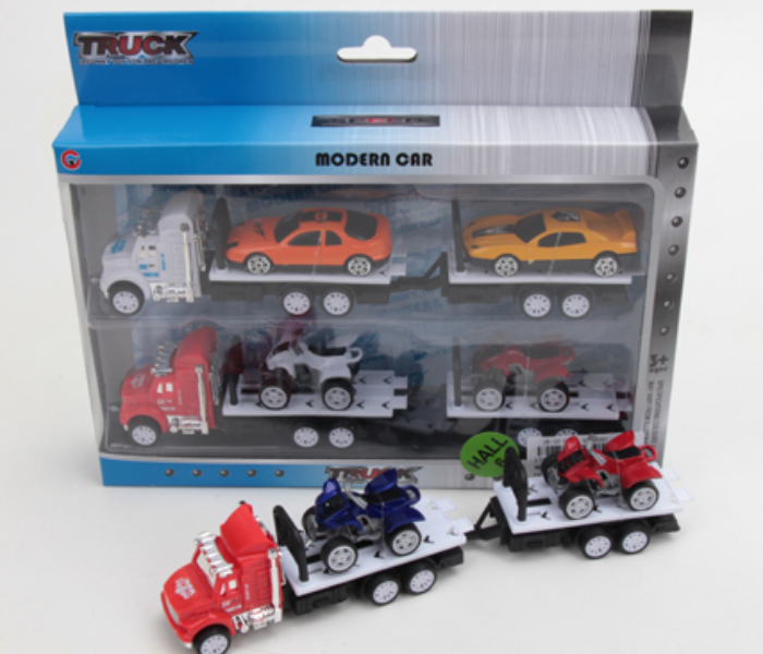 Family Center 6 pcs Modern Cars - Blue - Zoom Image 1