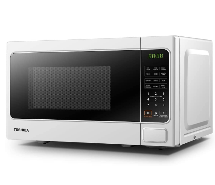 Toshiba MM-EM20P 800W 20Litre  Auto Cook Menu 11 Power Level Membrane Control Microwave Power Oven - White - Zoom Image 2