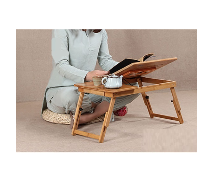 Wooden Laptop Table with Cooling Fan for Bed and Sofa - Zoom Image 7