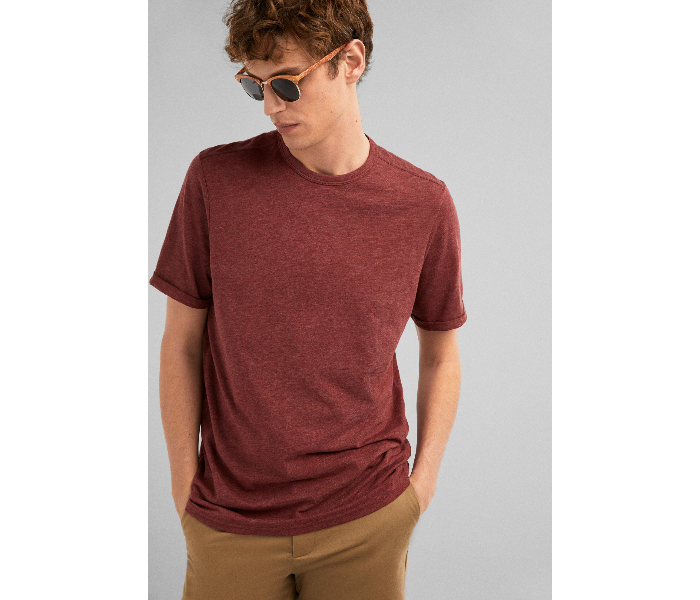 Springfield SS19 Basic T-Shirt Medium - Wine - Zoom Image 4