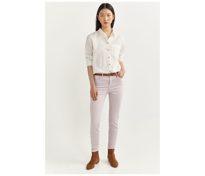 Springfield SS20 Plain Trouser Pant EU 34 For Women  - Light Pink - Zoom Image 1