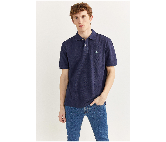 Springfield SS20 Basic Polo T Shirt XXL - Medium Blue - Zoom Image 1