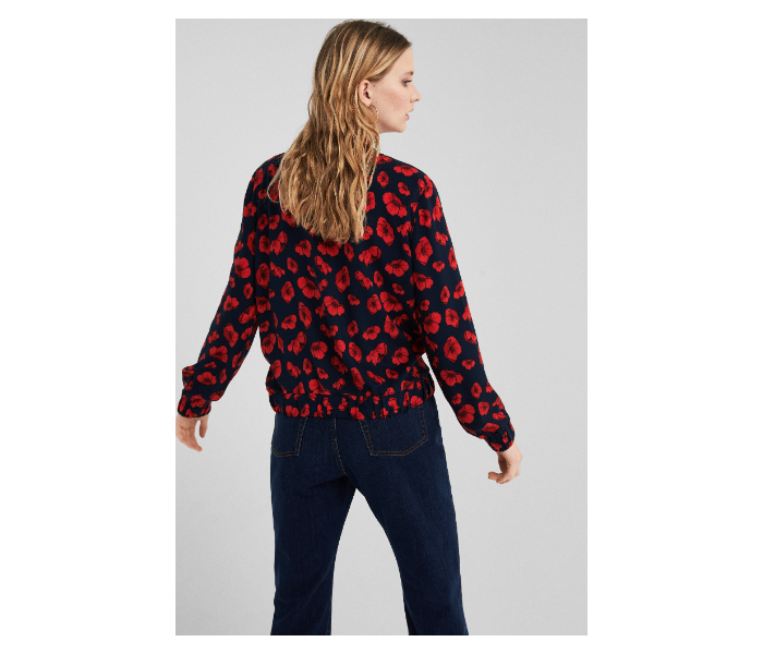 Springfield SS19 Floral Sport Jacket Small For Women - Red and Blue - Zoom Image 2