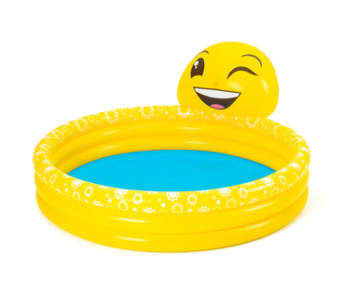 Bestway 53081 Summer Smiles Sprayer Pool - Yellow - Zoom Image 1