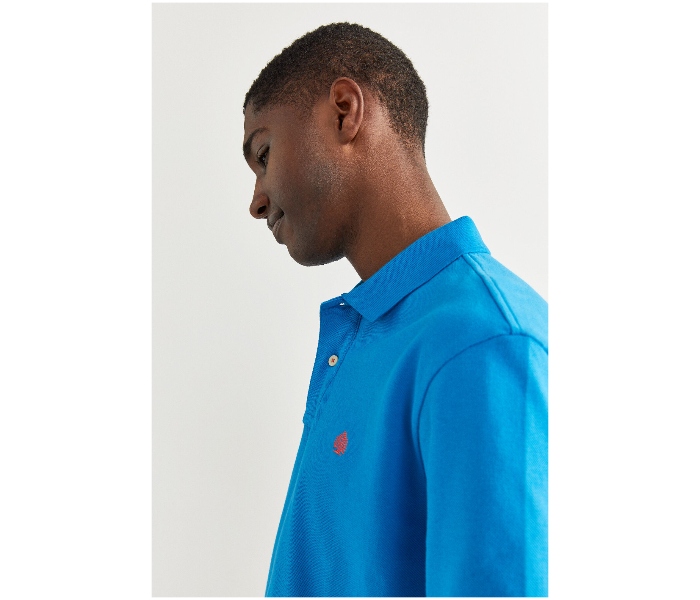 Springfield SS20 Basic Polo T Shirt Extra Large - Turquoise - Zoom Image 2