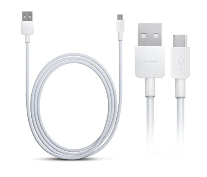 Huawei Fast Charger with Micro USB Cable - White - Zoom Image 2