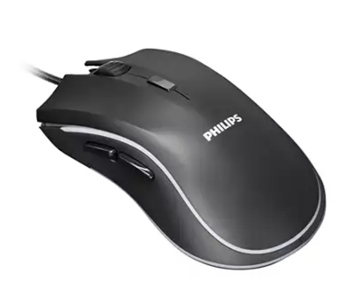 Philips SPK9403B Professional RGB Gaming Wired Mouse with Optical Sensor - Black - Zoom Image 2