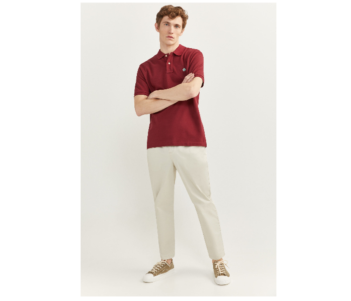 Springfield SS20 Basic Polo T Shirt XXXL - Burgundy - Zoom Image 3