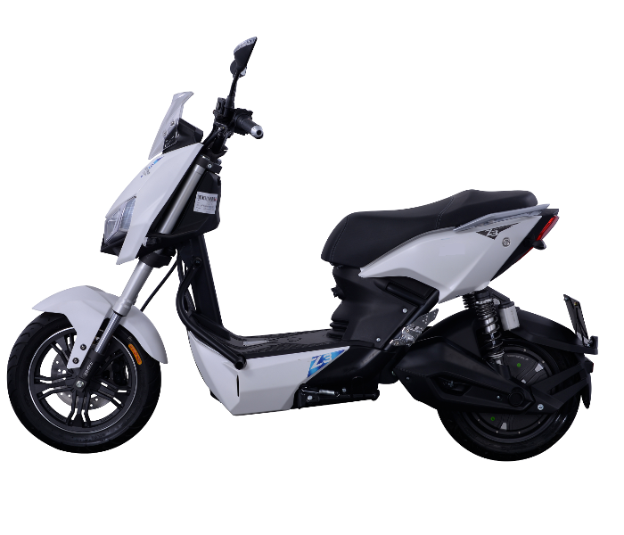 For All 2500 watt Thunder Electric Scooter - White - Zoom Image 4