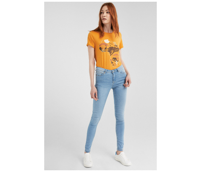 Springfield SS19 Denim Jegging Jeans EU 36 For Women - Sky Blue - Zoom Image 1